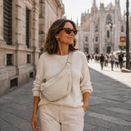 Rossana | Elegante Borsa a Spalla Beige per Ogni Occasione