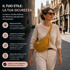 Fernanda | Borsa a Spalla Ocra Elegante e Versatile