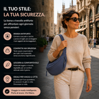 Eleganza Blu | Borsa a Spalla Grazia per Stile e Comfort