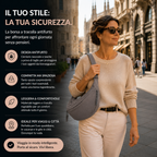 Rossella | Borsa a Spalla Grigia Elegante e Versatile