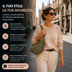 Agata | Elegante Borsa a Spalla Verde Oliva per Stile Unico