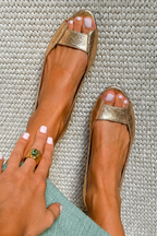 MARCO & BIANCA MILANO | SANDALI DORATI ADELINA: Comfort e Stile Chic!