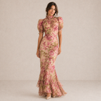 SAE | Maxi Abito Rosa Elegante - Stile e Comfort per Ogni Occasione!