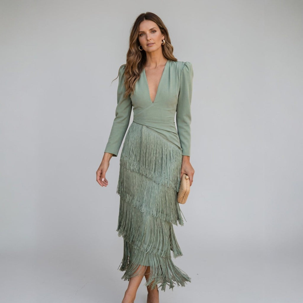 Sofia | Abito Frangiato Chic