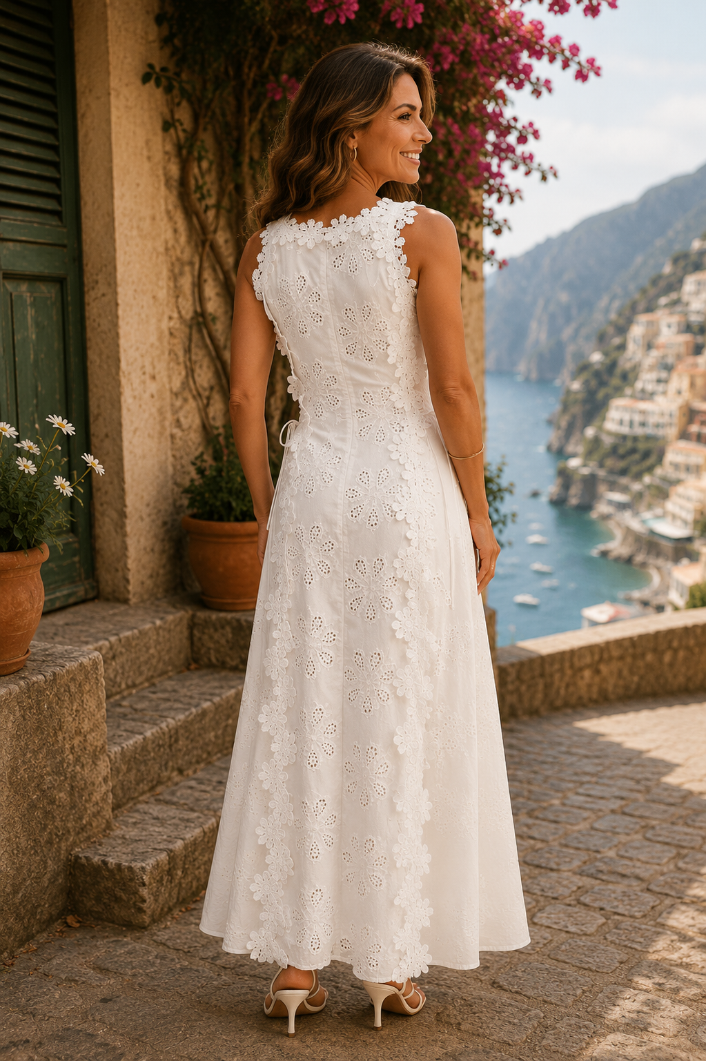 Della | Abito Maxi Ricamato Elegante per un Look da Favola
