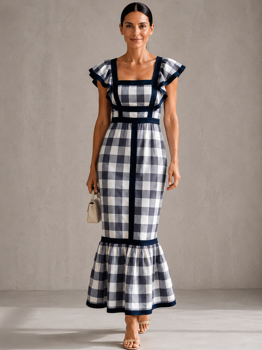 Dianne | Abito Lungo A Righe Elegante e Trendy