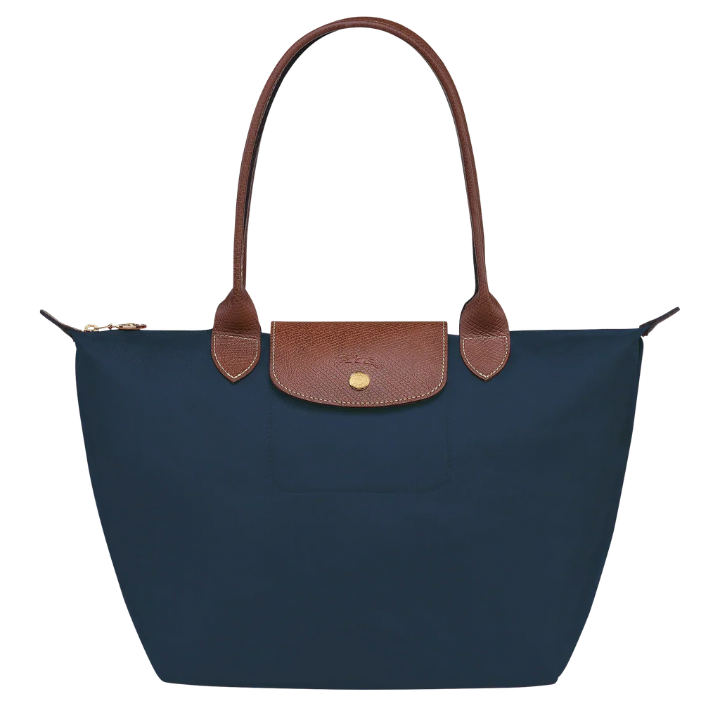 Shopping Bag Pieghevole – Elegante Blu Marino per Ogni Occasione