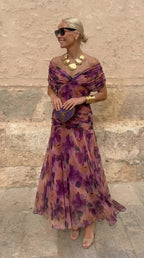 Hendrika | Abito da Sera Corallo Elegante e Raffinato