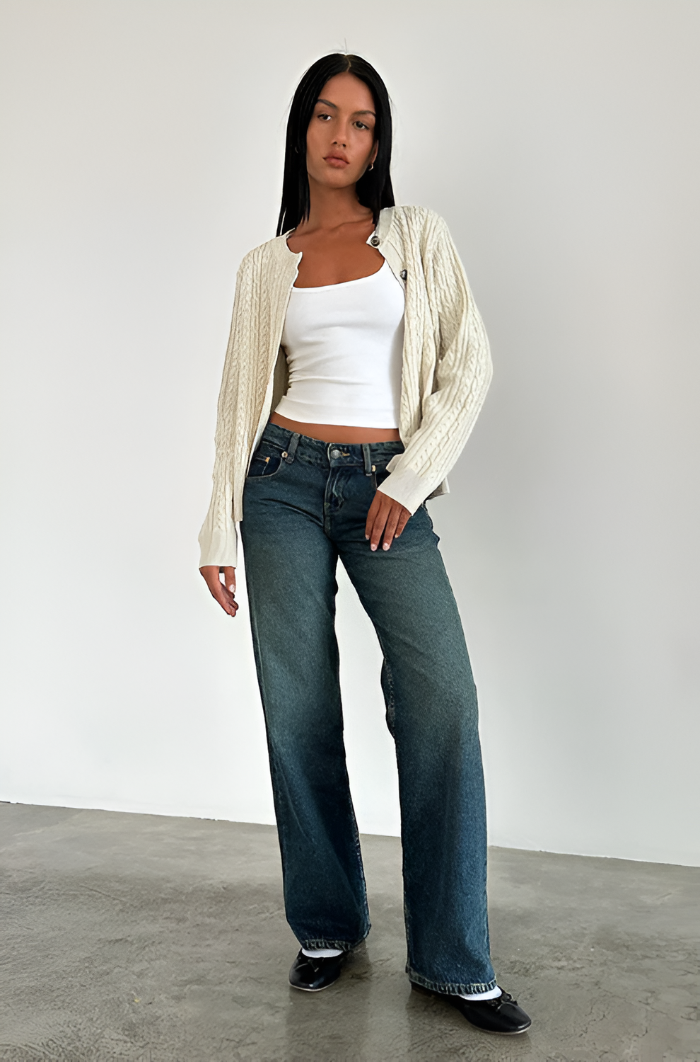 MIA | Jeans a gamba larga a vita bassa - Stile e Comfort per Ogni Occasione!