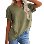 GRACIE™ – Maglia Viscosa Comoda a Righe: Stile e Comfort per Ogni Occasione!