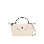 Mini Leder Henkeltasche – Weiß