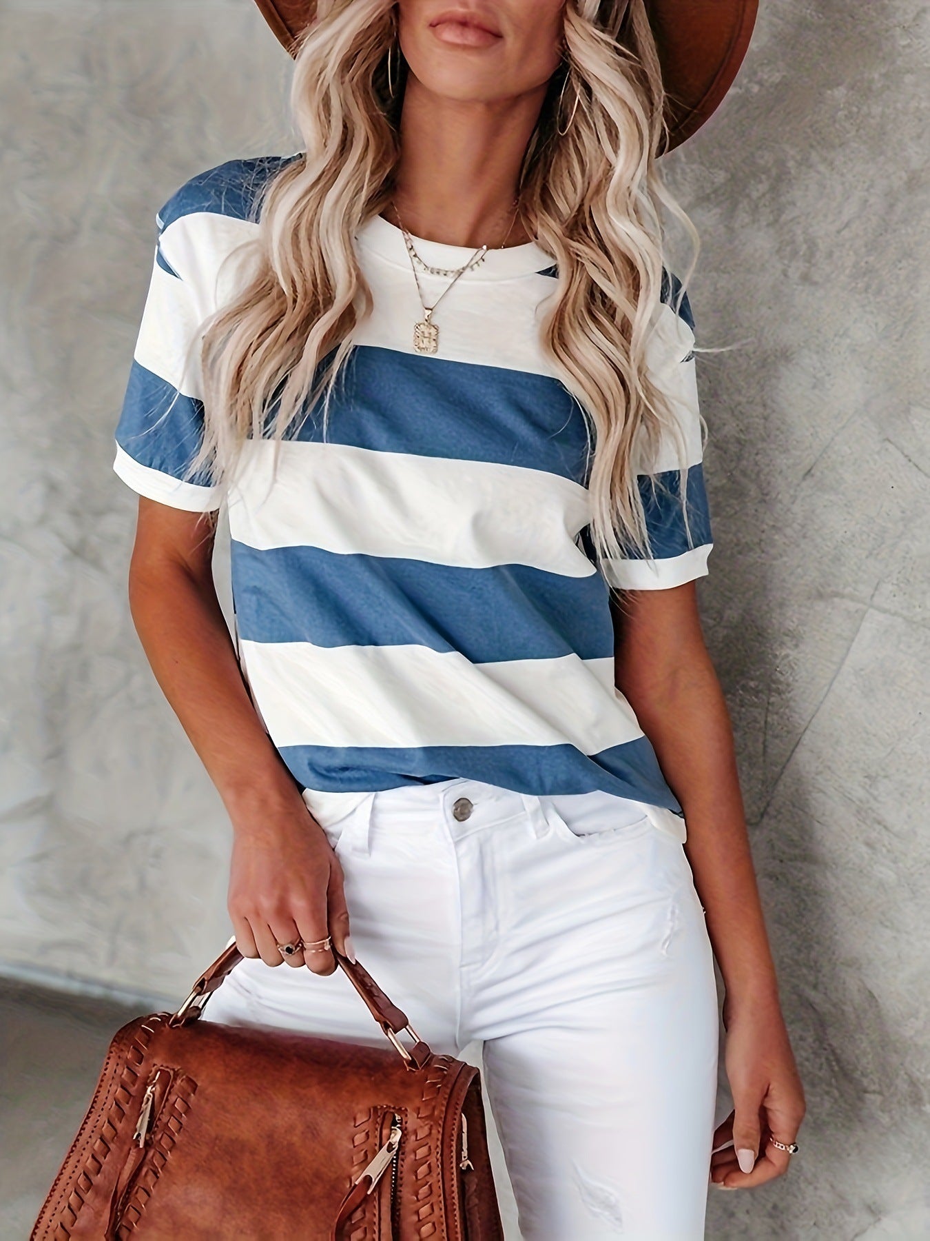 KAELY™ – T-shirt Classica a Righe: Stile Rilassato per Ogni Occasione!