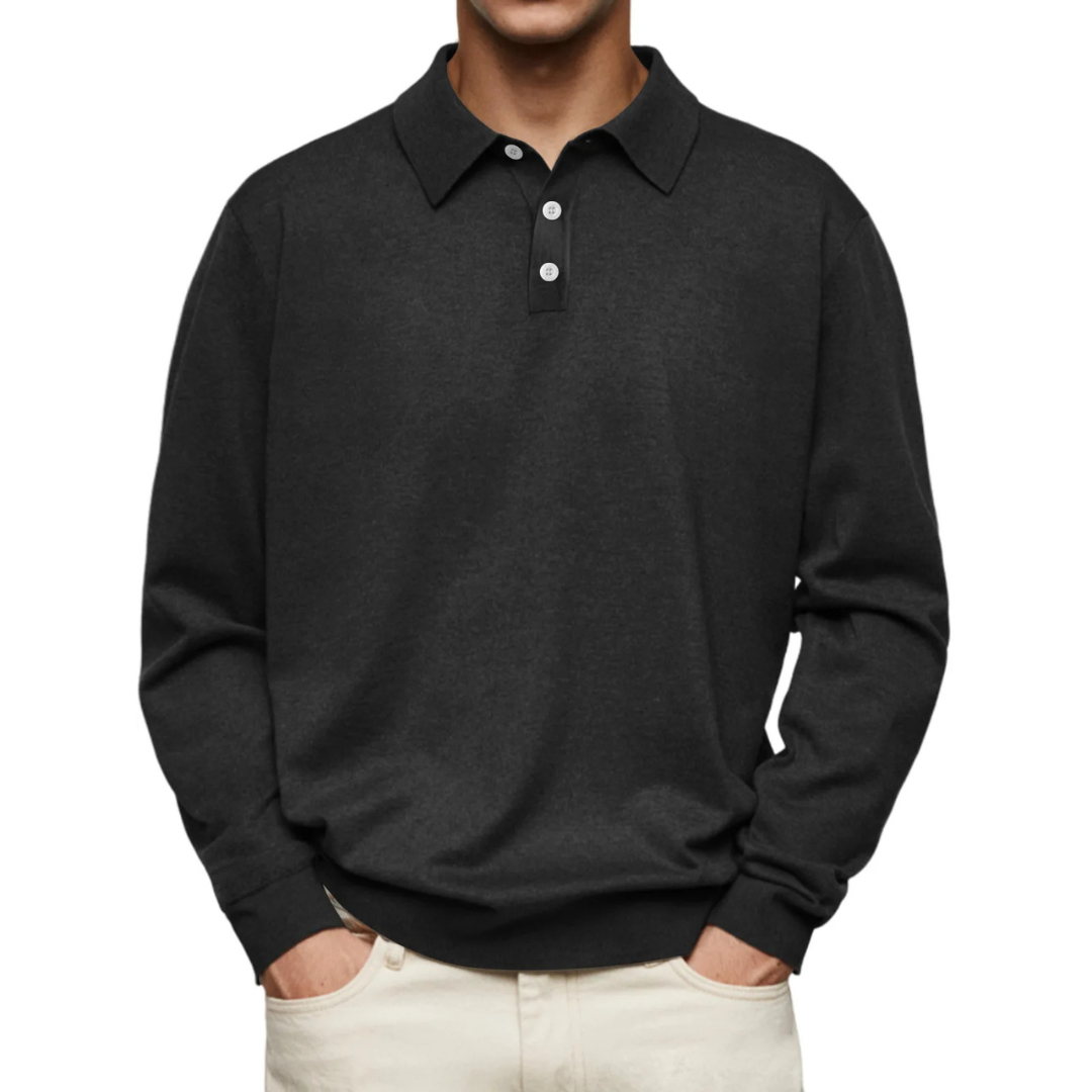 Elegante Polo Mason Modern a Maniche Lunghe - Stile e Comfort per Ogni Occasione