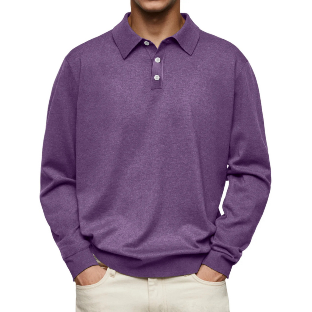 Elegante Polo Mason Modern a Maniche Lunghe - Stile e Comfort per Ogni Occasione