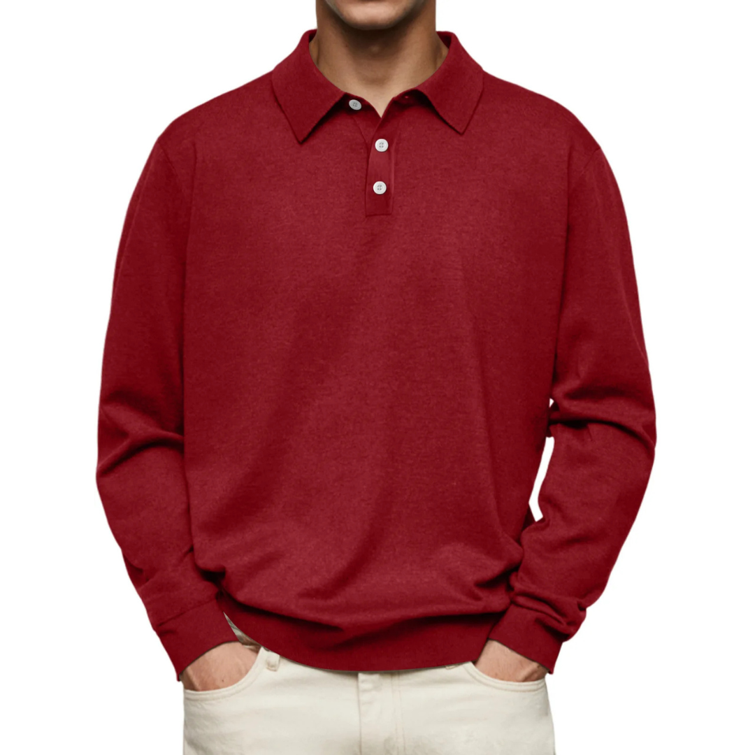 Elegante Polo Mason Modern a Maniche Lunghe - Stile e Comfort per Ogni Occasione