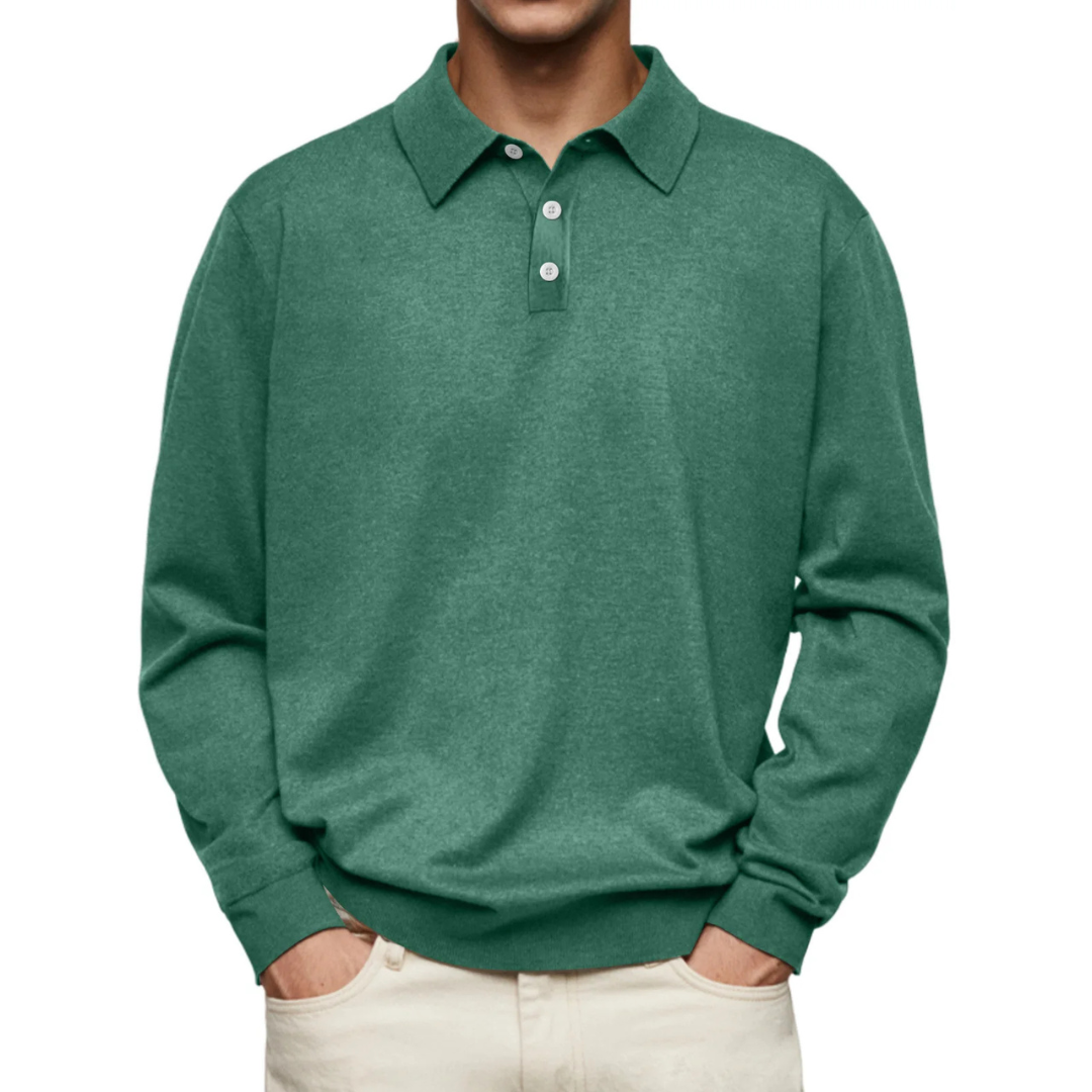Elegante Polo Mason Modern a Maniche Lunghe - Stile e Comfort per Ogni Occasione