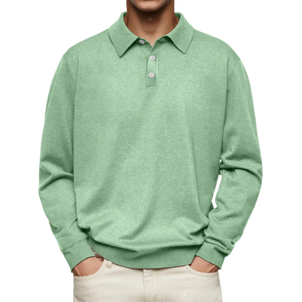 Elegante Polo Mason Modern a Maniche Lunghe - Stile e Comfort per Ogni Occasione