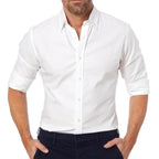 Camicia Antipiega Leo con Zip - Stile e Comfort in Ogni Occasione!