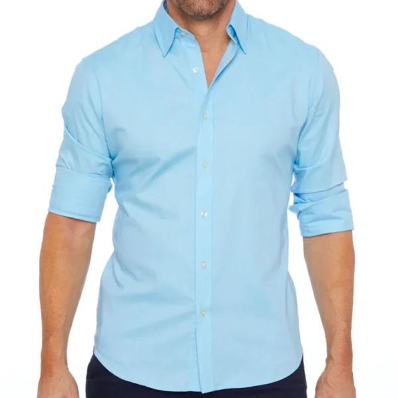 Camicia Antipiega Leo con Zip - Stile e Comfort in Ogni Occasione!