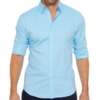 Camicia Antipiega Leo con Zip - Stile e Comfort in Ogni Occasione!