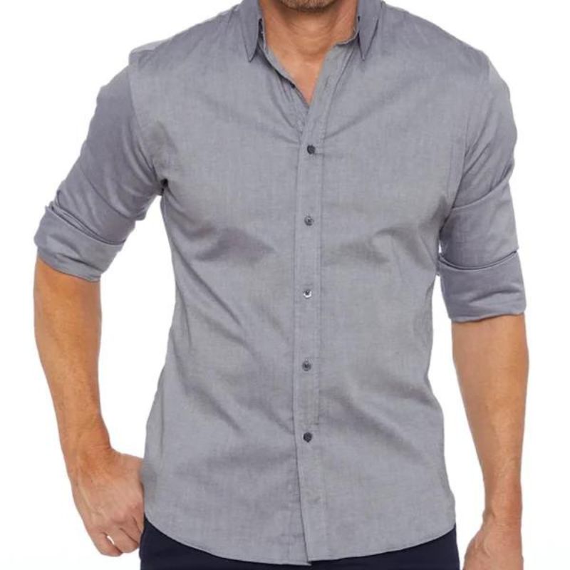 Camicia Antipiega Leo con Zip - Stile e Comfort in Ogni Occasione!