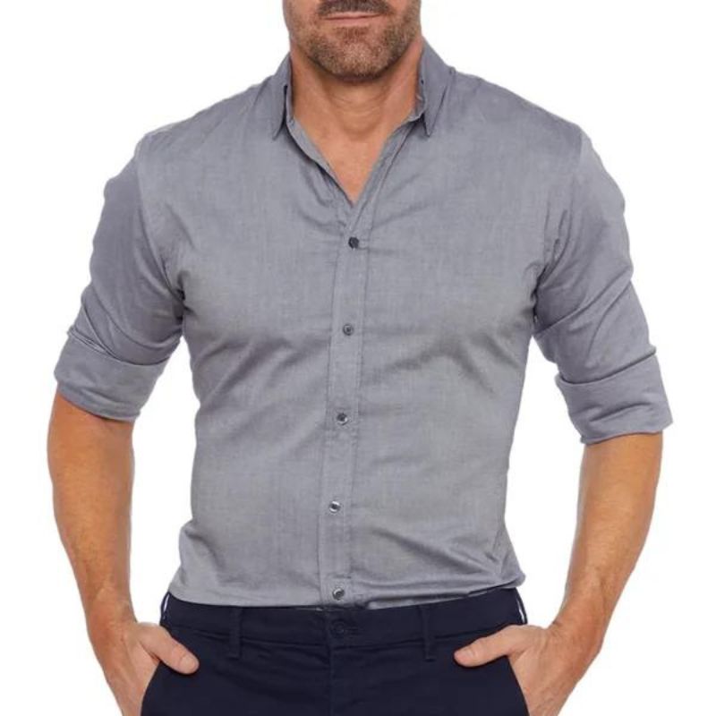 Camicia Antipiega Leo con Zip - Stile e Comfort in Ogni Occasione!