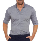 Camicia Antipiega Leo con Zip - Stile e Comfort in Ogni Occasione!
