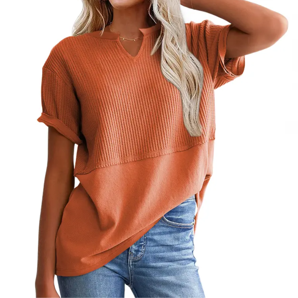 GRACIE™ – Maglia Viscosa Comoda a Righe: Stile e Comfort per Ogni Occasione!