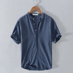 Camicia Damian in Cotone e Lino: Eleganza Naturale per Ogni Occasione