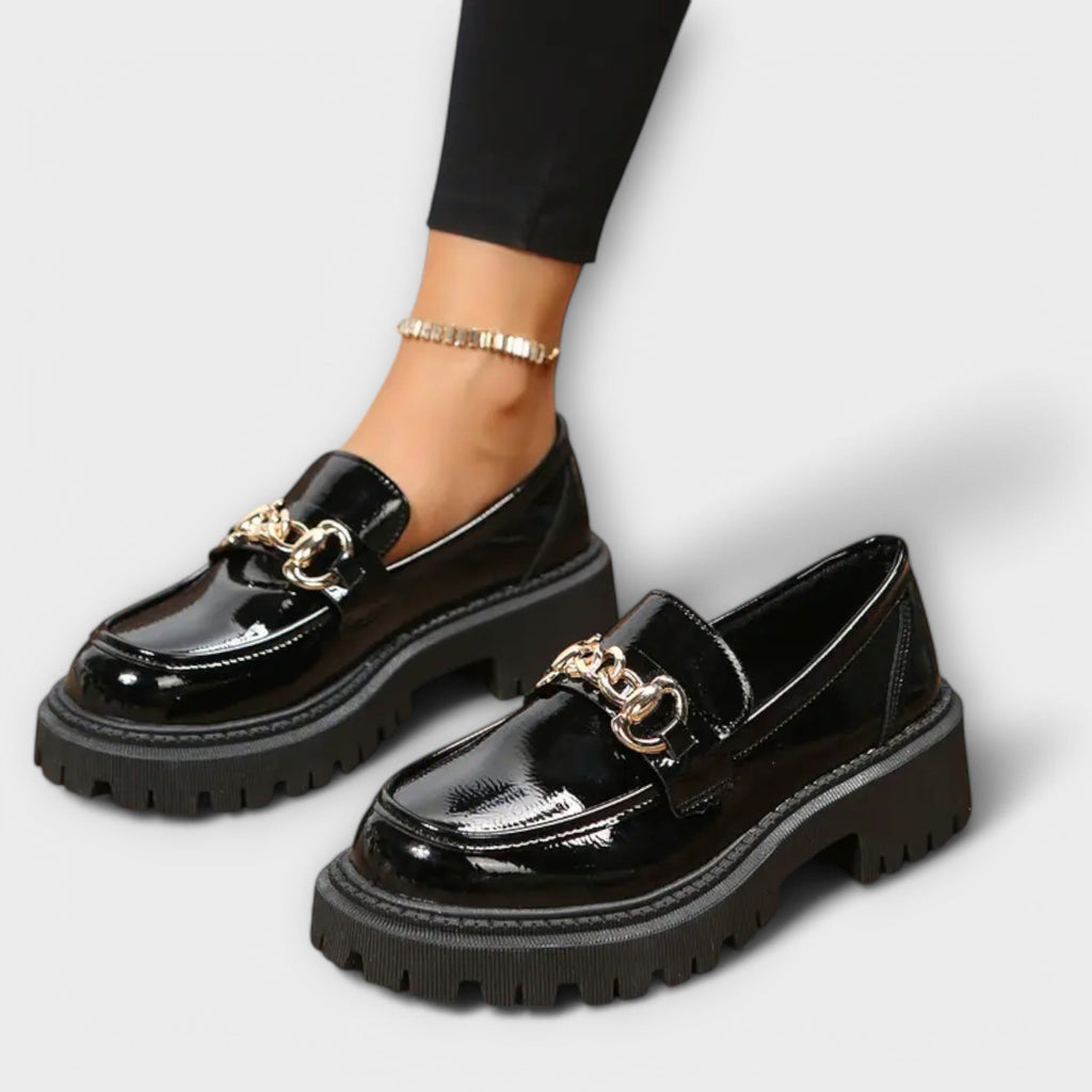 Eleganti Mocassini con Piattaforma e Cinturino per Donne - Comfort e Stile!