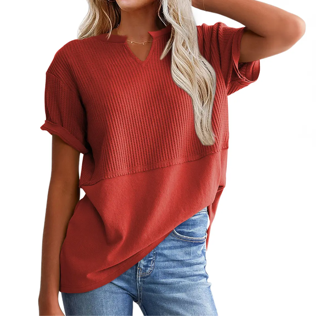 GRACIE™ – Maglia Viscosa Comoda a Righe: Stile e Comfort per Ogni Occasione!