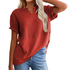 GRACIE™ – Maglia Viscosa Comoda a Righe: Stile e Comfort per Ogni Occasione!