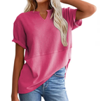 GRACIE™ – Maglia Viscosa Comoda a Righe: Stile e Comfort per Ogni Occasione!