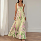 Oriah | Abito Maxi A-Line Floreale - Eleganza e Stile per Ogni Occasione!