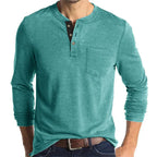 Camicia Henley Classica Logan - Stile Inconfondibile e Comfort Assoluto