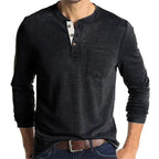 Camicia Henley Classica Logan - Stile Inconfondibile e Comfort Assoluto
