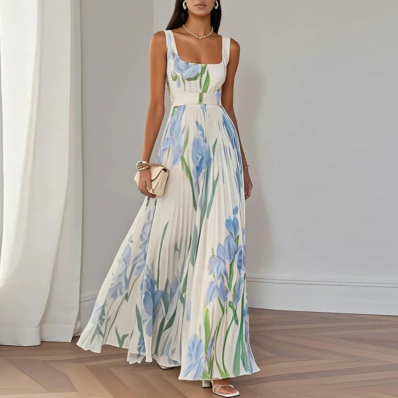 Oriah | Abito Maxi A-Line Floreale - Eleganza e Stile per Ogni Occasione!