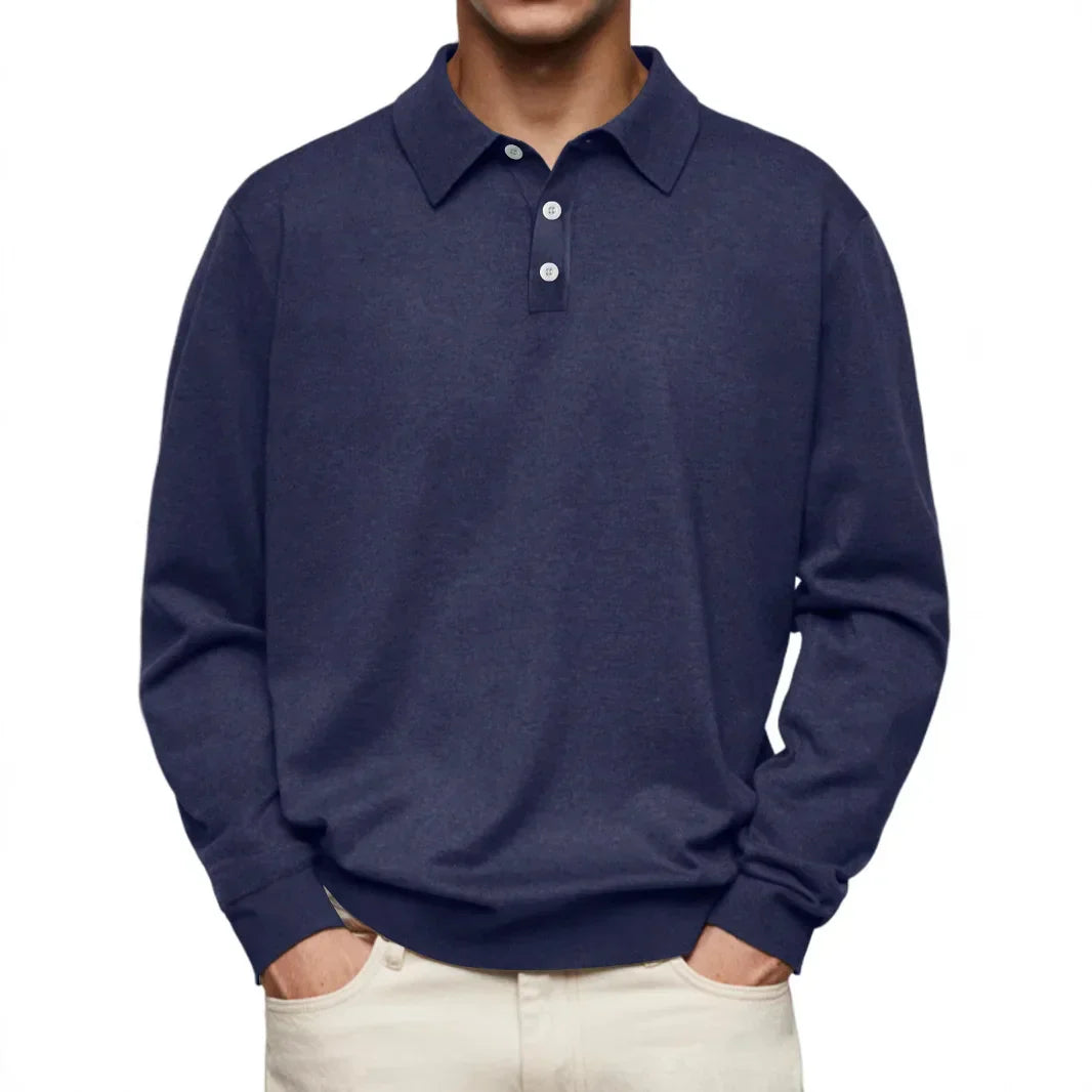 Elegante Polo Mason Modern a Maniche Lunghe - Stile e Comfort per Ogni Occasione