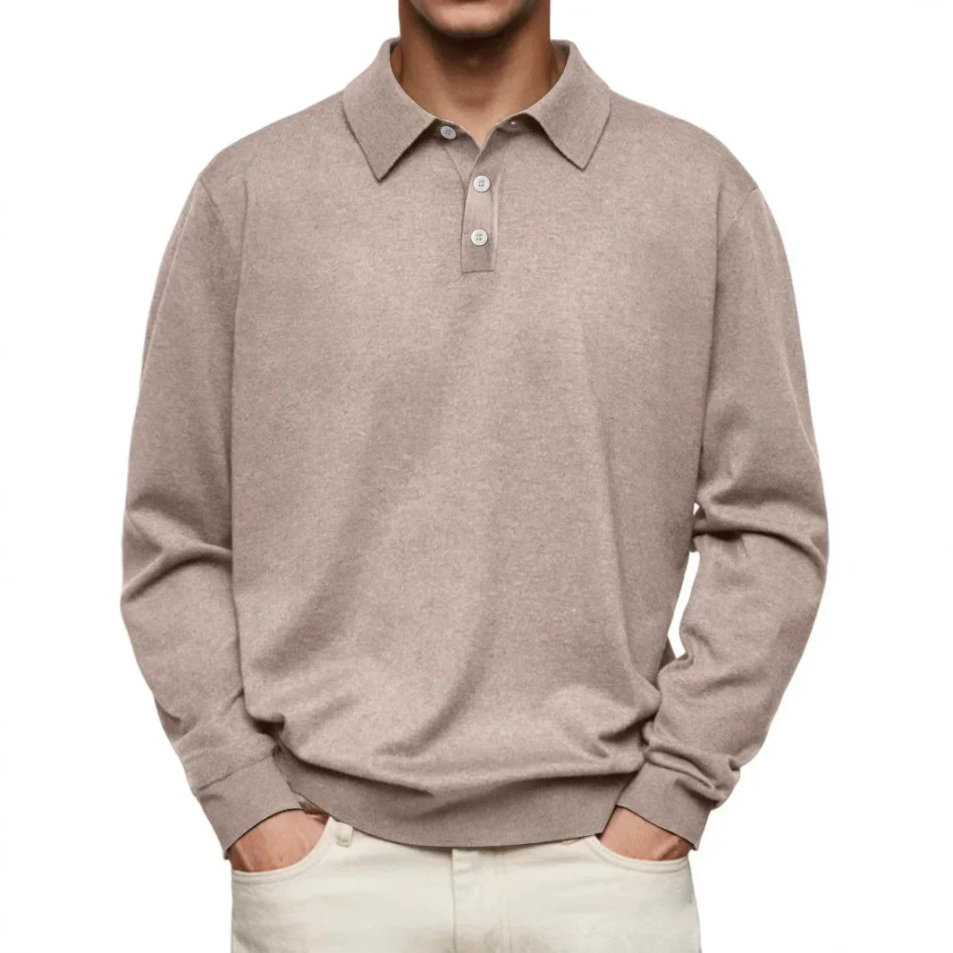 Elegante Polo Mason Modern a Maniche Lunghe - Stile e Comfort per Ogni Occasione