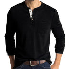 Camicia Henley Classica Logan - Stile Inconfondibile e Comfort Assoluto