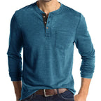 Camicia Henley Classica Logan - Stile Inconfondibile e Comfort Assoluto