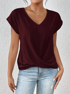 BELLE™ | Elegante Top V-Neck per un Look Raffinato
