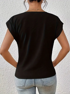 BELLE™ | Elegante Top V-Neck per un Look Raffinato