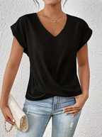BELLE™ | Elegante Top V-Neck per un Look Raffinato