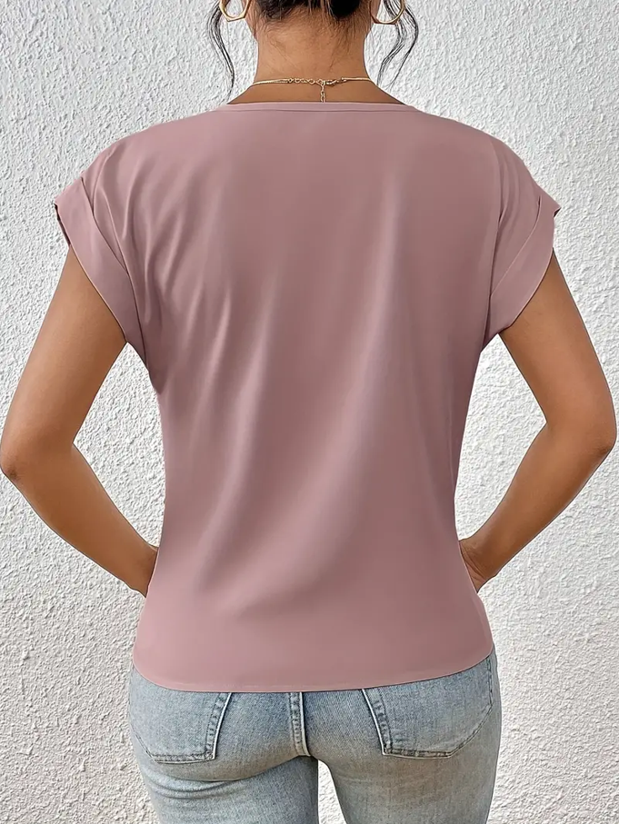 BELLE™ | Elegante Top V-Neck per un Look Raffinato