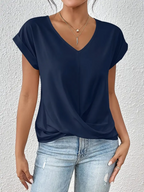 BELLE™ | Elegante Top V-Neck per un Look Raffinato