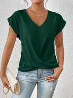 BELLE™ | Elegante Top V-Neck per un Look Raffinato