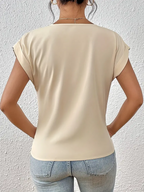BELLE™ | Elegante Top V-Neck per un Look Raffinato