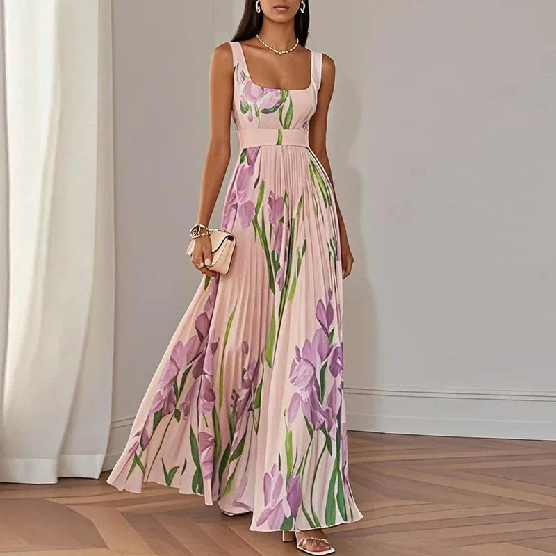 Oriah | Abito Maxi A-Line Floreale - Eleganza e Stile per Ogni Occasione!