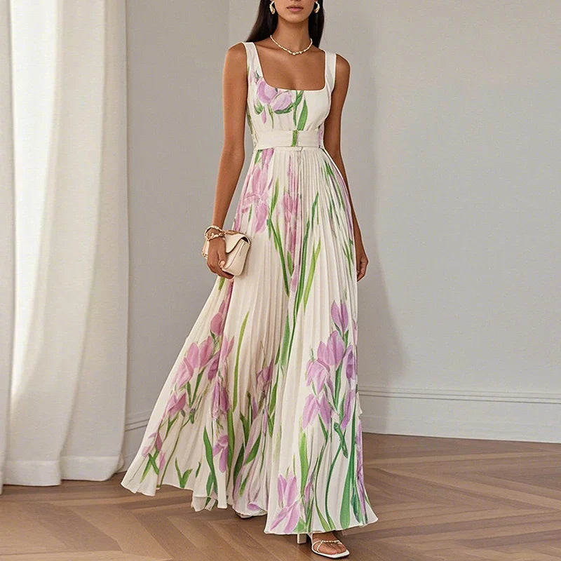 Oriah | Abito Maxi A-Line Floreale - Eleganza e Stile per Ogni Occasione!